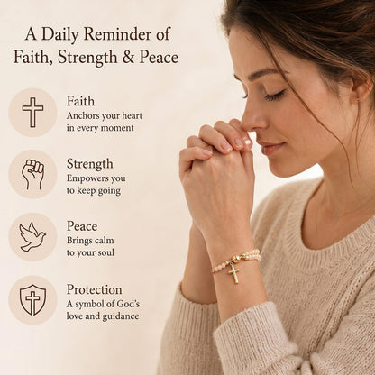 🔥🔥 ✝️Handcrafted rosary bracelets -  A Warm Companion for Your Faith Journey📿