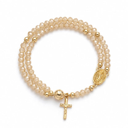 🔥🔥 ✝️Handcrafted rosary bracelets -  A Warm Companion for Your Faith Journey📿