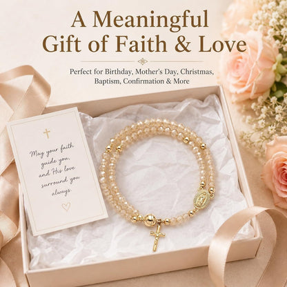 🔥🔥 ✝️Handcrafted rosary bracelets -  A Warm Companion for Your Faith Journey📿