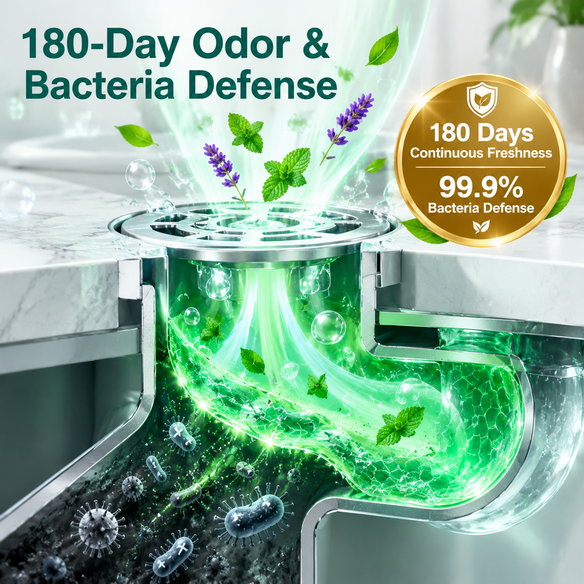 Bio-Enzyme Drain Cleaning Pods – Odor Control & Pipe Care for Kitchen, Bathroom & Toilet