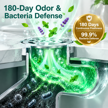 Bio-Enzyme Drain Cleaning Pods – Odor Control & Pipe Care for Kitchen, Bathroom & Toilet