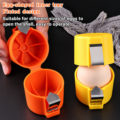 Efficient Egg Cracking Tool, Handy Egg Separator - 2Pack