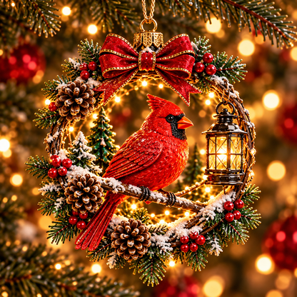 🎄✨ Christmas Worlds Collection – Skiing, Cardinal, Western, Rock Santa & Nativity 3D Tree Ornaments 🎁