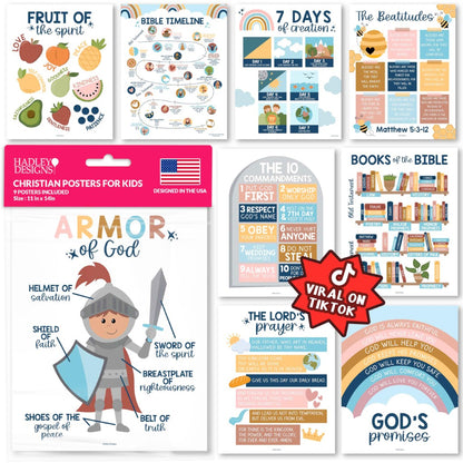 Ultimate Preschool Learning Poster Kit for Early Education
