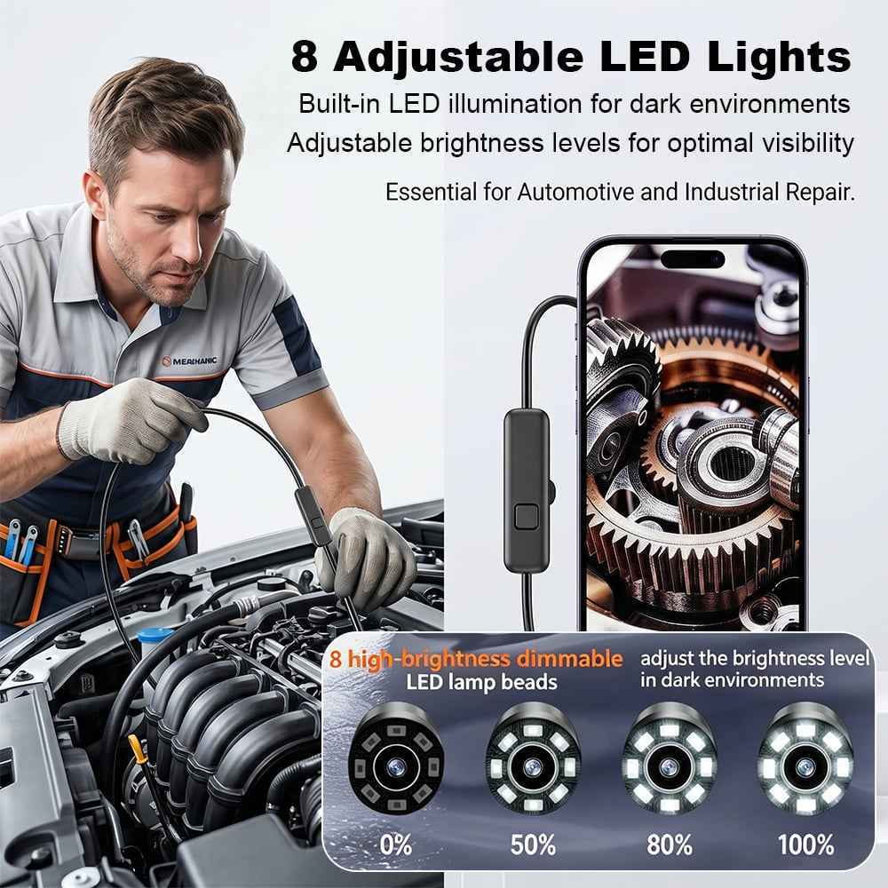 🛠️🔥55% OFF｜1920P HD Digital Endoscope Camera, Essential Auto Repair Inspection Tool