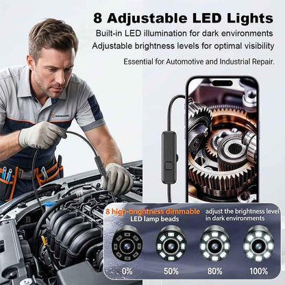 🛠️🔥55% OFF｜1920P HD Digital Endoscope Camera, Essential Auto Repair Inspection Tool