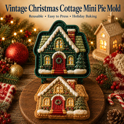 ⏳ Last Day 50% OFF – 🎄16-Design Christmas Mini Pie Mold Collection | Reusable Embossed Molds for Shaping Detailed Santa, Snowman, Reindeer, Tree & Holiday Pies 🥧✨