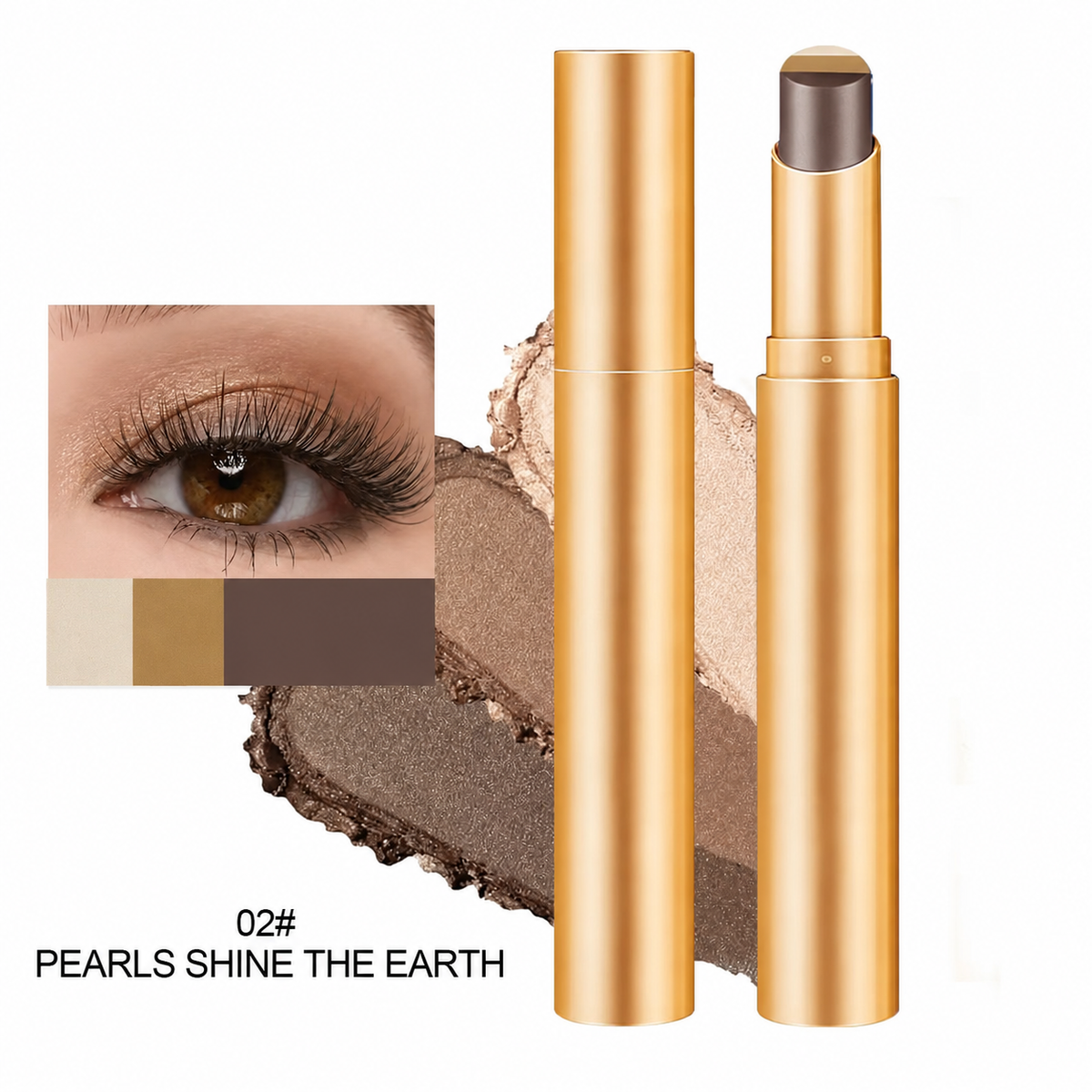 3 Color Eyeshadow Stick