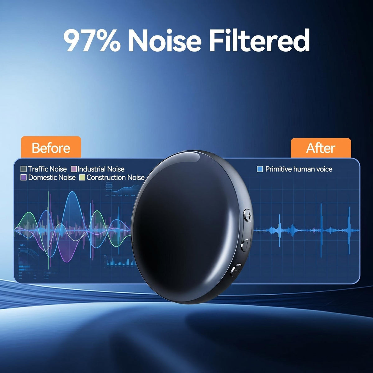 Ultra Magnetic Voice Recorder – HD Noise Reduction & Voice-Activated Recording