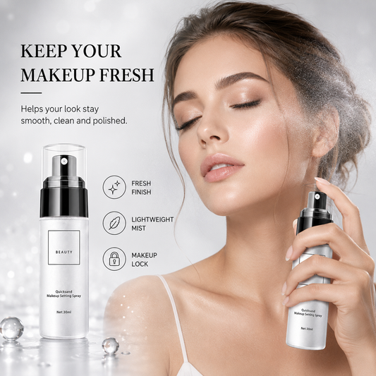Waterproof Matte Setting Spray Keep Your Makeup Fresh, Flawless & Shine-Free All Day