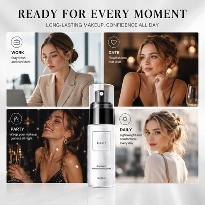 Waterproof Matte Setting Spray Keep Your Makeup Fresh, Flawless & Shine-Free All Day