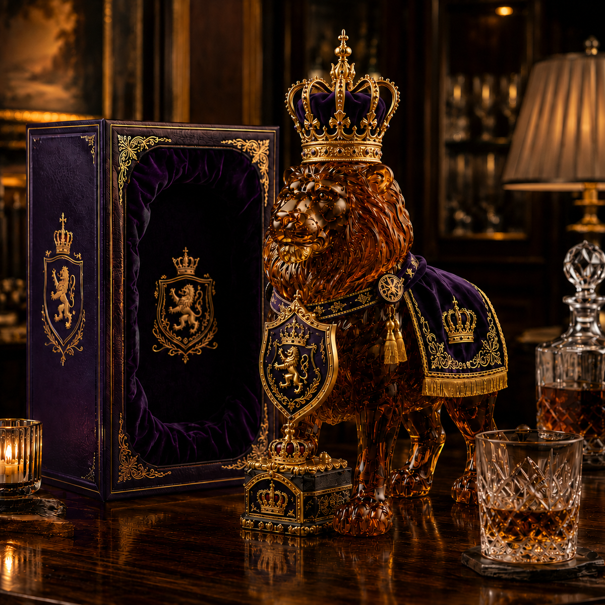👑  Lion Whiskey Bottle – 87th Anniversary Limited Edition