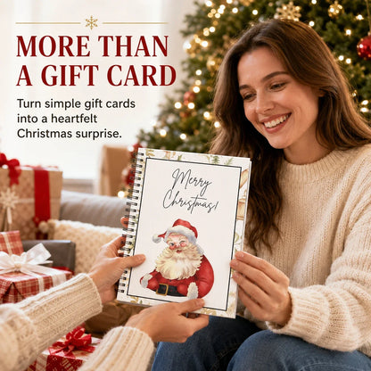🔥Last Day 50% OFF🎄 Christmas Gift Card Book – Personalized Holiday Gift