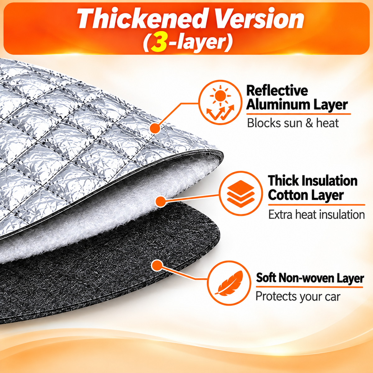 Magnetic Windshield Snow & Frost Cover❄️
