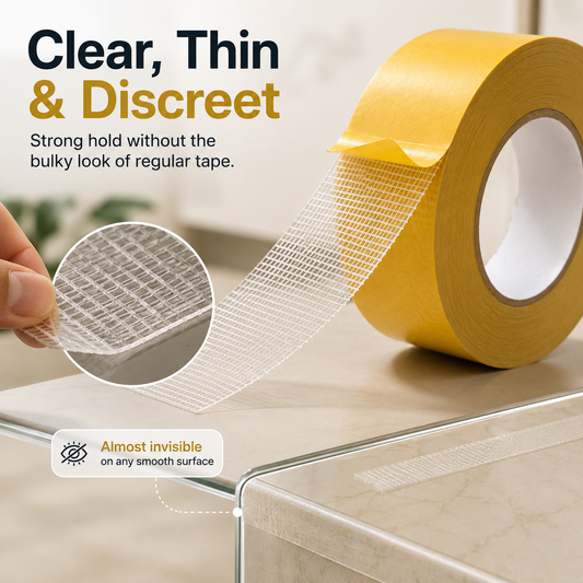 High-Tack Double-Sided Mesh Tape – Heavy-Duty Strong Adhesive Mounting Tape