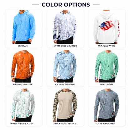 🎁55% OFF Today  Men’s UPF 50+ Swim & Outdoor Sun Hoodie