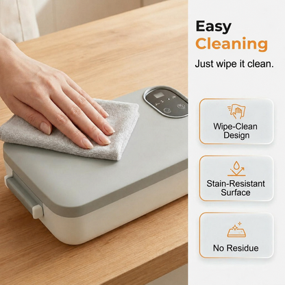 🎀 Rechargeable Electric Lunch Box – Enjoy Hot, Homemade Meals Anywhere! 🍱⚡