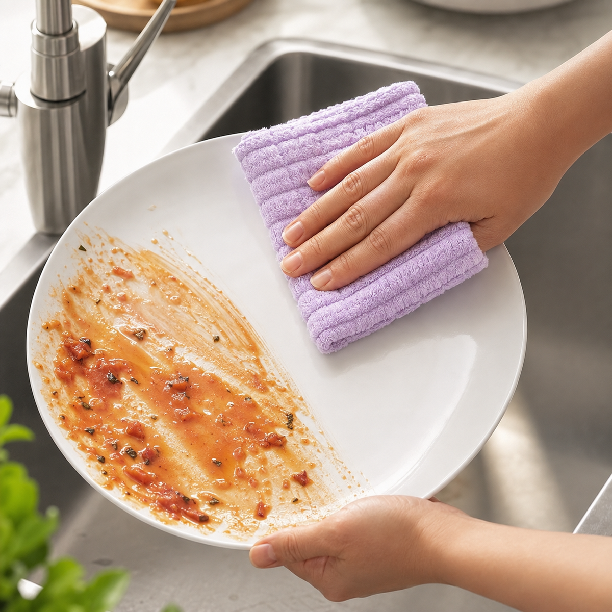 🧽 Reusable Tear-Off Cleaning Cloth Roll | Multipurpose Washable Kitchen & Home Towels
