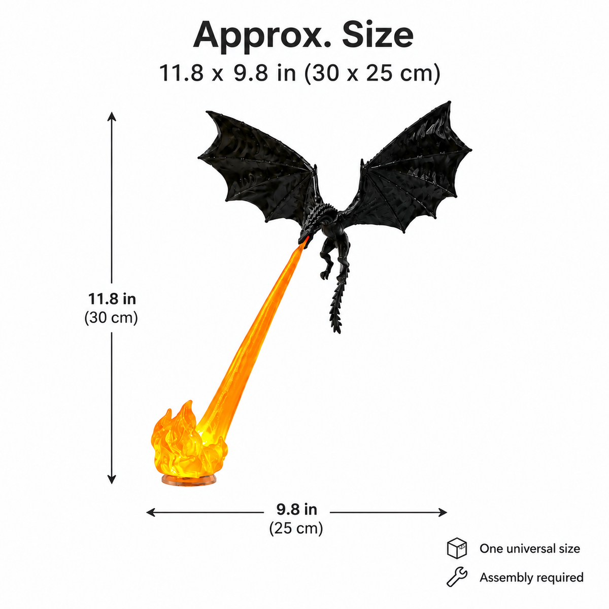 🎃Halloween Special Offer🐉Dragon Breath LED Display Lamp – Fire & Ice Fantasy Dragon Decor