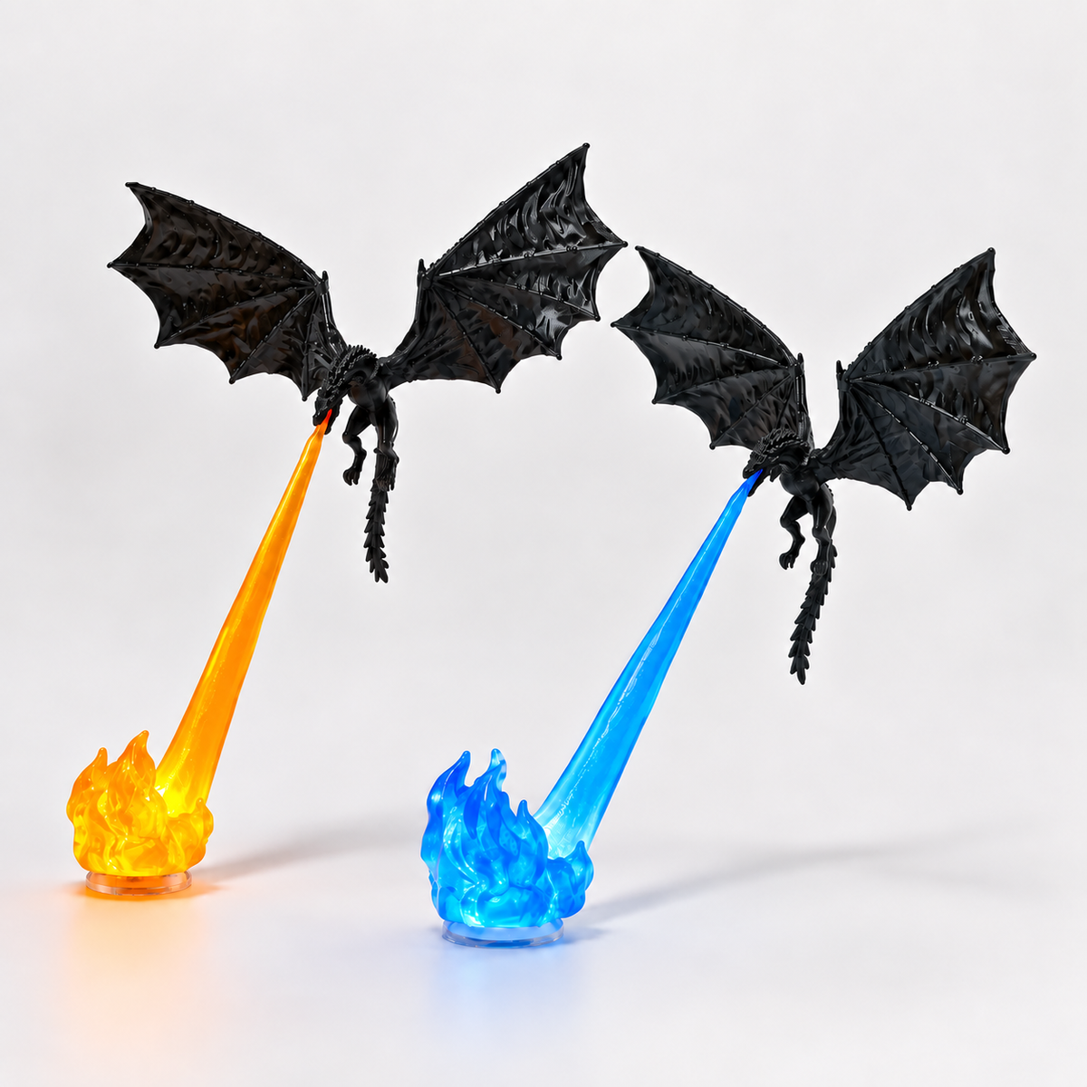 🎃Halloween Special Offer🐉Dragon Breath LED Display Lamp – Fire & Ice Fantasy Dragon Decor
