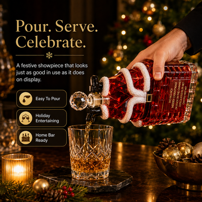 🎅 2026 Christmas Gift 70% Off--💥 Pre-order: 70% Off – Santa Stuck in the Chimney Whiskey Bottle