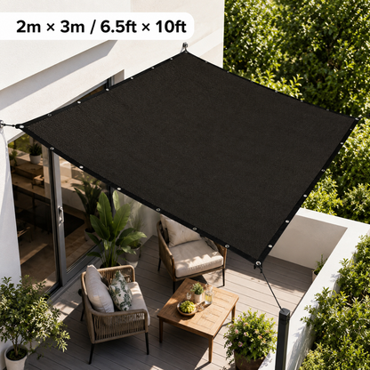 Heavy Duty Sunblock Shade Cloth for Patios, Gardens & Driveways