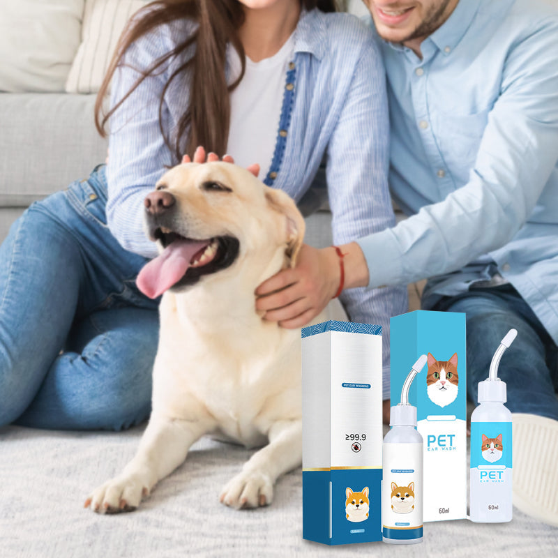 🐶🐱 Pet Ear Cleaner – Gentle Ear Cleaning & Itch Relief for Dogs & Cats