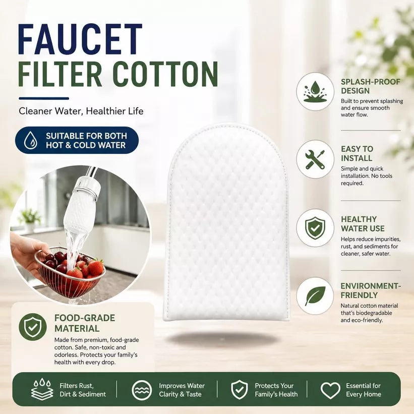 💧 Faucet Filter Bag – Reusable Tap Water Filter for Cleaner, Fresher Water