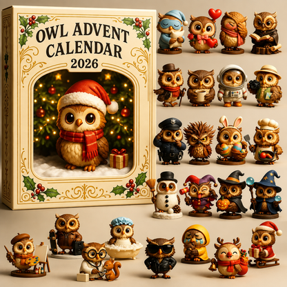 🔥Last Day 50% OFF 🎄Owl Advent Calendar 2026 🎁 24 Gifts Inside!