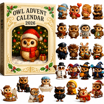 🔥Last Day 50% OFF 🎄Owl Advent Calendar 2026 🎁 24 Gifts Inside!