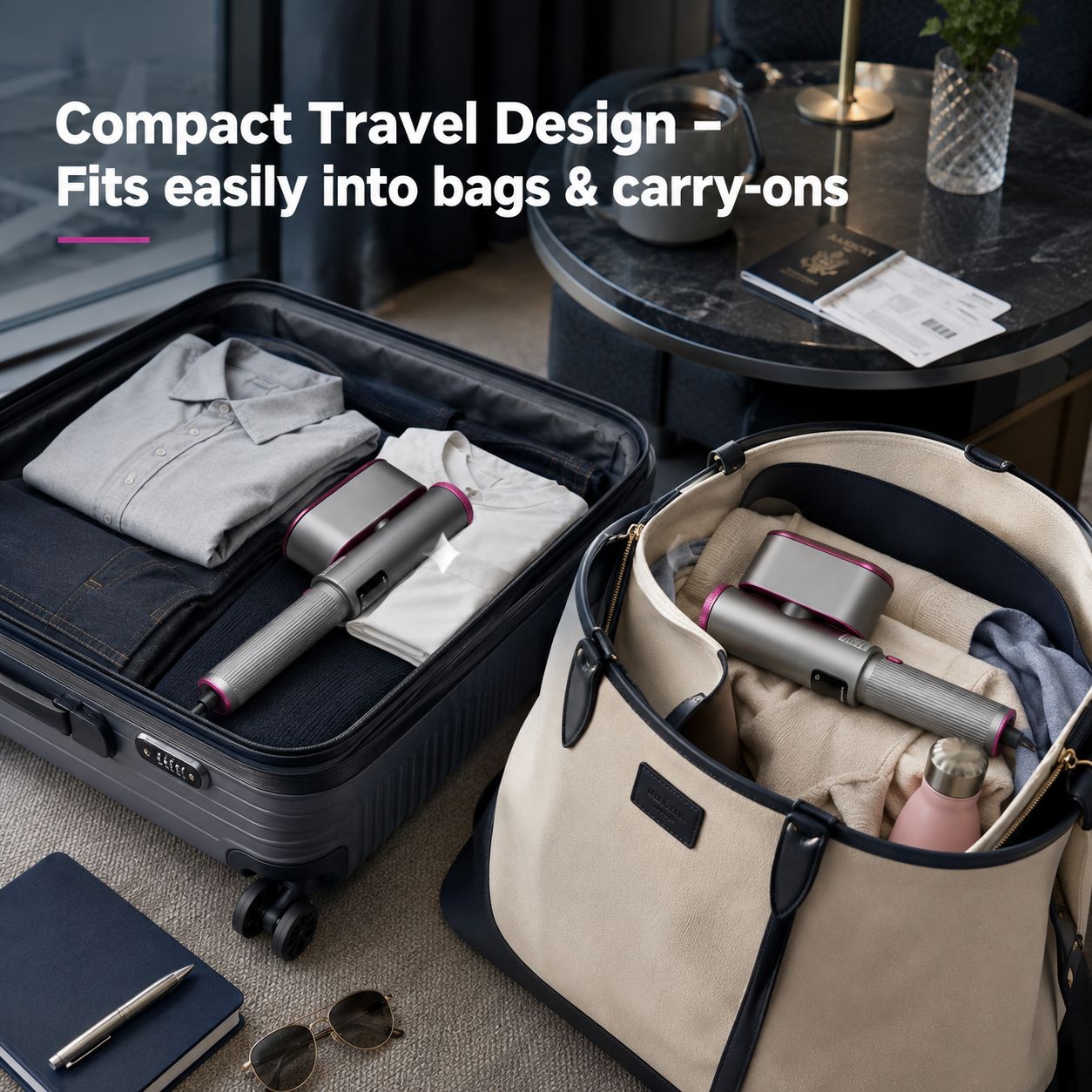 2-in-1 Portable Steam Iron & Garment Steamer – Compact, Powerful & Travel-Friendly