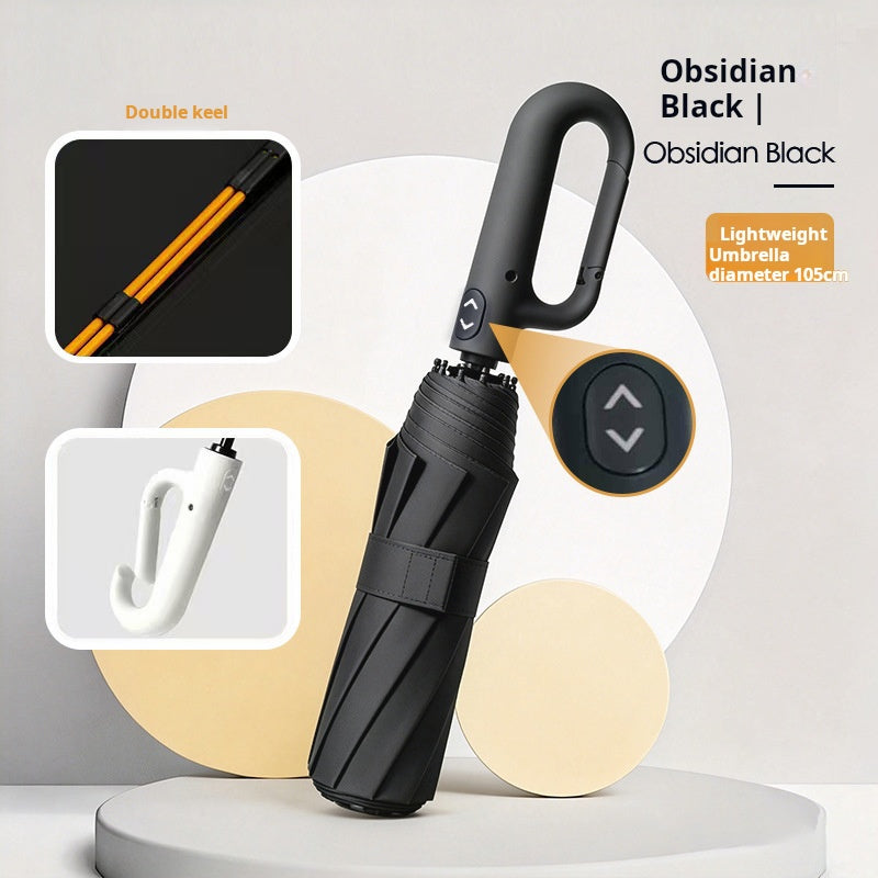 ☔ Automatic Windproof Umbrella – One-Click Open & Close | Compact & Waterproof