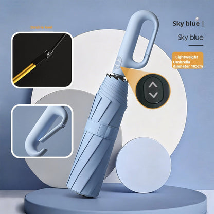 ☔ Automatic Windproof Umbrella – One-Click Open & Close | Compact & Waterproof