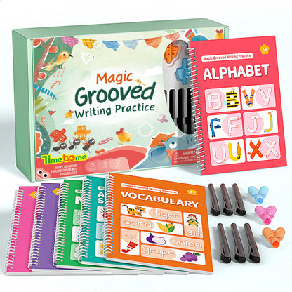 Reusable Magic Handwriting Practice Copybook Set
