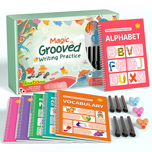 Reusable Magic Handwriting Practice Copybook Set