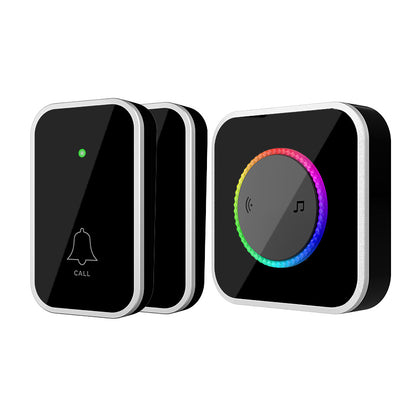 Wireless Doorbell with 7-Color LED Light