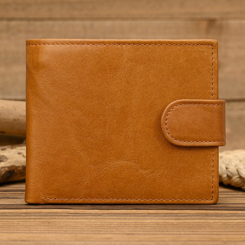 💼Top-Grain Leather Wallet for Men & Women – Bi-Fold / Tri-Fold with Coin Pocket & Multiple Card Slots