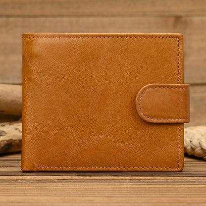 💼Top-Grain Leather Wallet for Men & Women – Bi-Fold / Tri-Fold with Coin Pocket & Multiple Card Slots