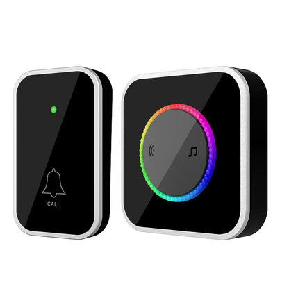 Wireless Doorbell with 7-Color LED Light