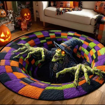 🔥Last Day 50% OFF🔥Spooky 3D Halloween Illusion Rug 🎃🕷️