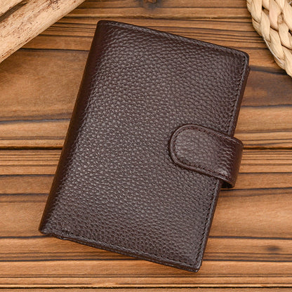 💼Top-Grain Leather Wallet for Men & Women – Bi-Fold / Tri-Fold with Coin Pocket & Multiple Card Slots