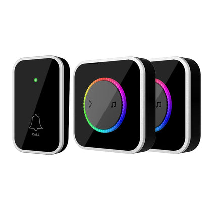 Wireless Doorbell with 7-Color LED Light