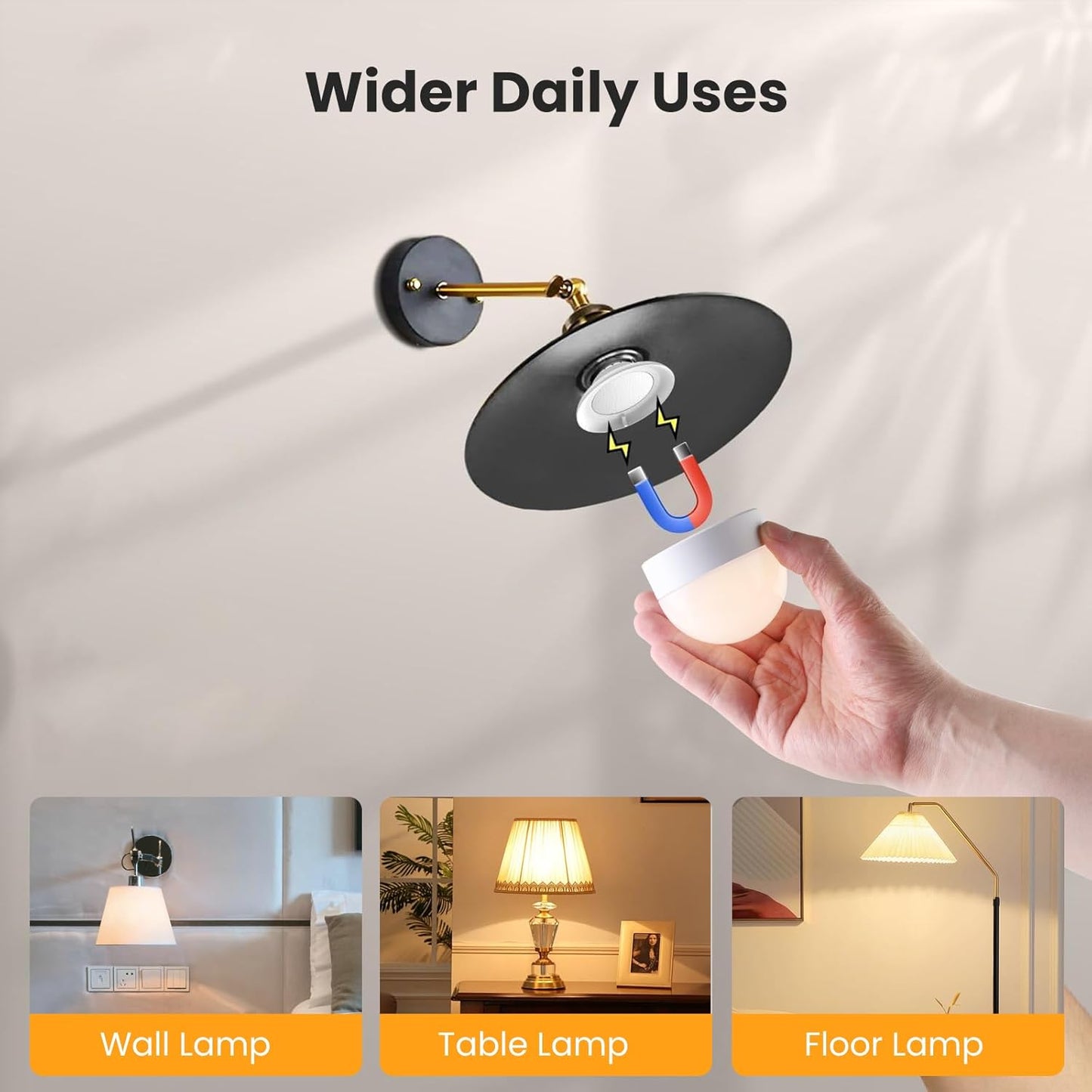 Portable Rechargeable LED Camping Light Bulb with Remote Control