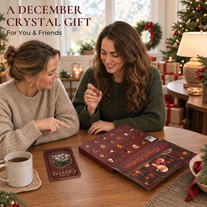 Christmas Crystal Advent Calendar 2026 - 24 Healing Crystals Countdown Box 🎁