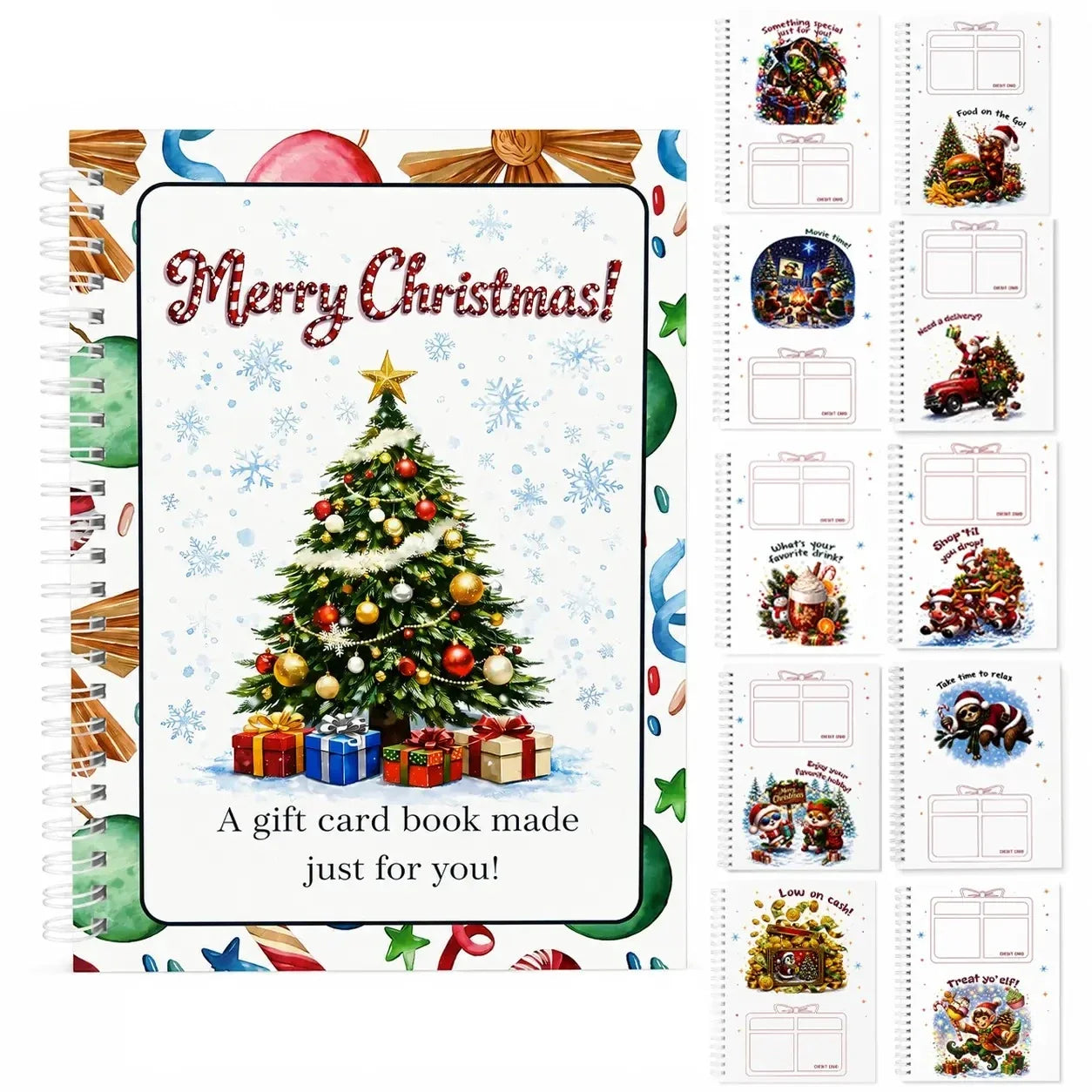 🔥Last Day 50% OFF🎄 Christmas Gift Card Book – Personalized Holiday Gift