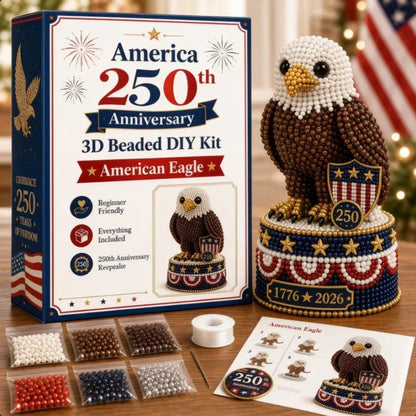 Halloween 3D Beaded Skull Decoration Kit