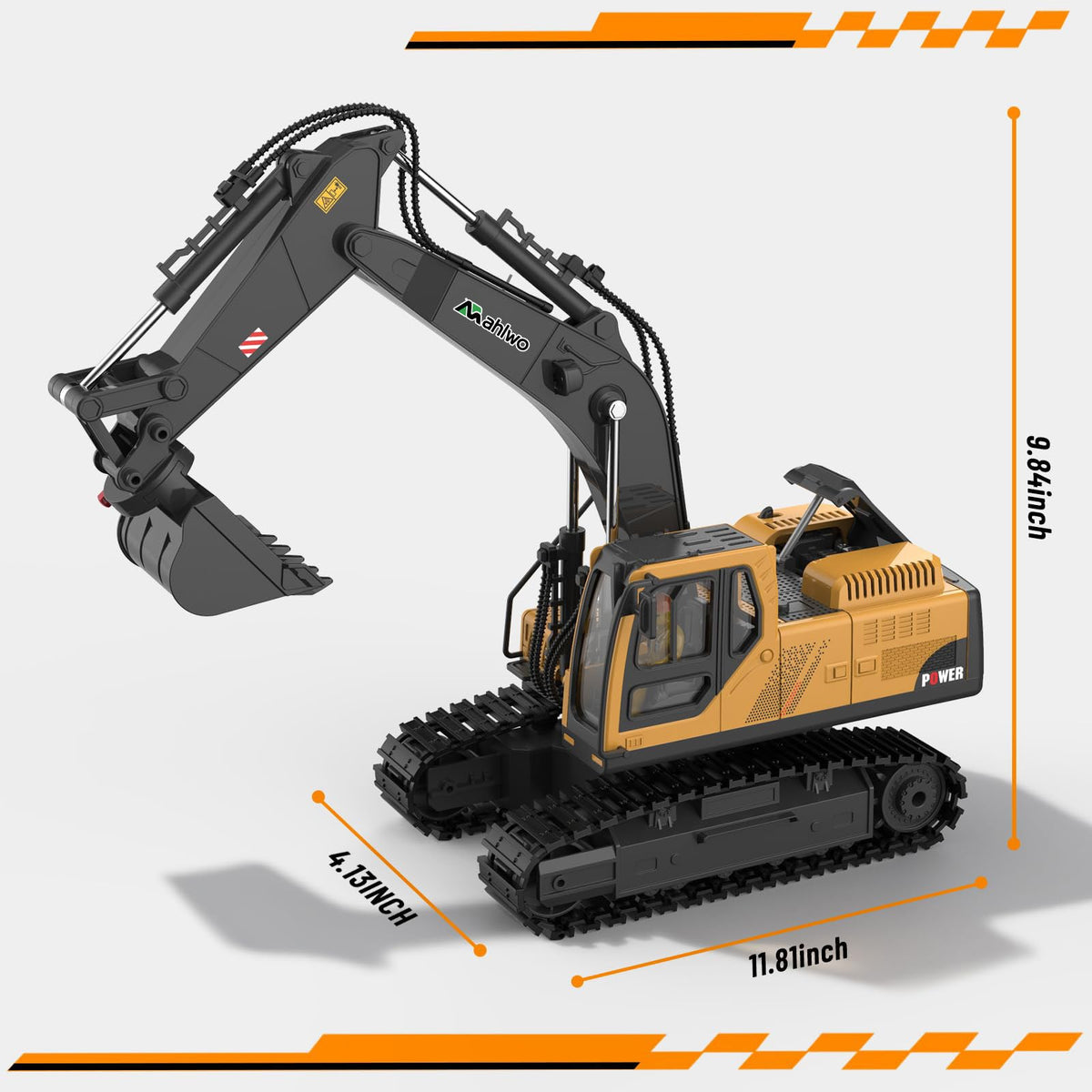 Limited-Time 49% OFF & Free Shipping! 3 in 1 Remote Control Excavator Toy with Metal Bucket/Claw/Drill