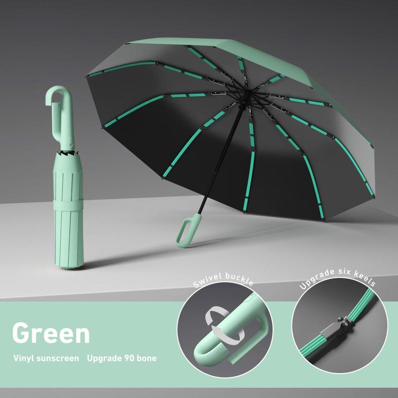 ☔ Automatic Windproof Umbrella – One-Click Open & Close | Compact & Waterproof