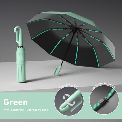 ☔ Automatic Windproof Umbrella – One-Click Open & Close | Compact & Waterproof