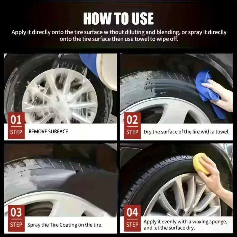📢📢Buy 4 Get 2 Free ⏰Tire Gloss Protection Agent